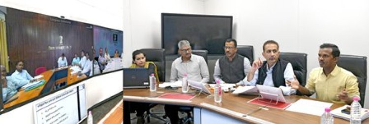 जनगणना-2027 के पूर्व परीक्षण की तैयारी के संबंध में समीक्षा बैठक का आयोजन