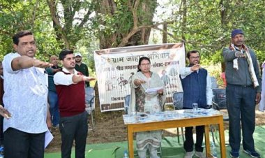 नशामुक्त भारत अभियान (NMBA) की 5वीं वर्षगाँठ पर छत्तीसगढ़ में 19,958 स्थलों पर 6.70 लाख से अधिक लोगों ने ली नशामुक्ति की शपथ