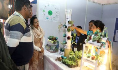 राष्ट्रीय बाल वैज्ञानिक प्रदर्शनी में बच्चों द्वारा तैयार किये गये मॉडल बने आकर्षण का केन्द्र