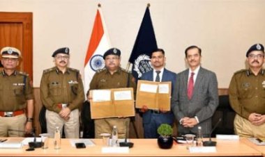 राजस्थान पुलिस और राष्ट्रीय रक्षा विश्वविद्यालय के मध्य हुआ एमओयू
