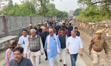 पंचायती राज मंत्री ने रामगंजमंडी विधानसभा क्षेत्र में निकाली जागो, जगाओ एकता पदयात्रा