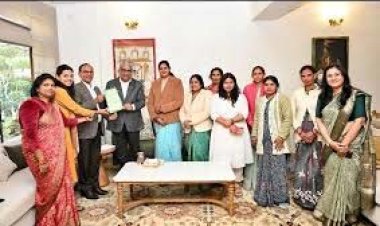 केंद्रीय वन एवं पर्यावरण मंत्री से अलवर की राजीविका बहनों की मुलाक़ात