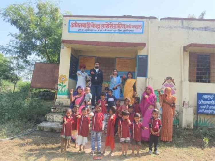 प्रदेश की 63 हजार आंगनबाड़ियों में छोटे बच्चों ने गाया वंदे मातरम्