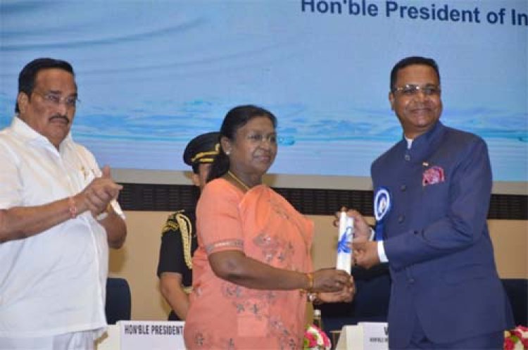 जल संरक्षण के क्षेत्र में उल्लेखनीय कार्य पर छत्तीसगढ़ को मिले तीन राष्ट्रीय जल पुरस्कार