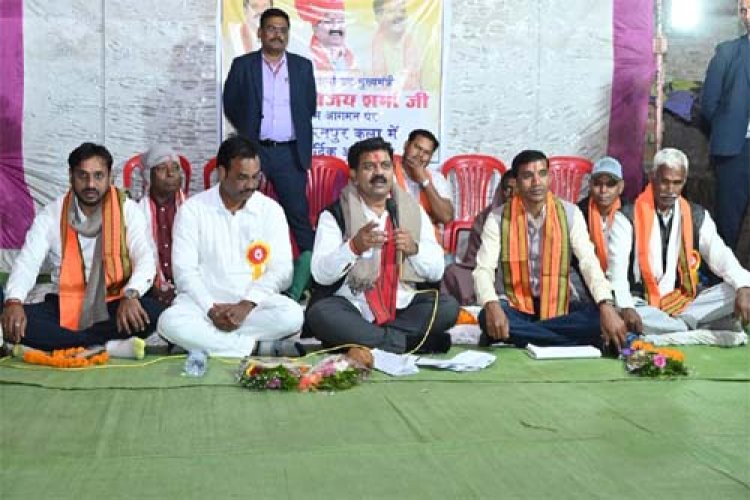 उपमुख्यमंत्री विजय शर्मा ने 1.98 करोड़ रूपए के विकास कार्यों का किया भूमिपूजन