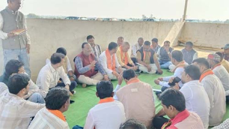 ग्राम सरेखा-बेंदरची में गौ अभ्यारण निर्माण के लिए बैठक का हुआ आयोजन