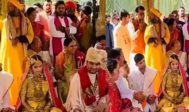 जयपुर में एक दूजे के हुए शिप्रा और कथावाचक इंद्रेश उपाध्याय
