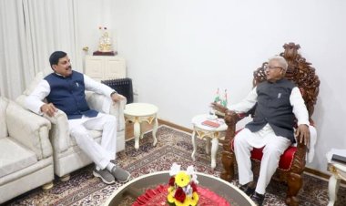 राज्यपाल मंगुभाई पटेल से मुख्यमंत्री डॉ. मोहन यादव की सौजन्य भेंट