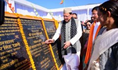 मुख्यमंत्री धामी ने किया 108 करोड़ की योजनाओं का लोकार्पण और शिलान्यास