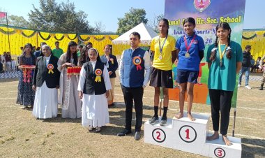 अमल ज्योति हायर सेकेंडरी स्कूल में हुआ वार्षिक खेल महोत्सव “SPARTA” का भव्य शुभारंभ