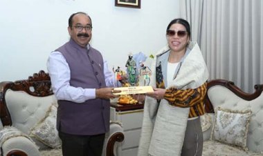 उप मुख्यमंत्री अरुण साव से मिलीं अंतरराष्ट्रीय मुक्केबाज मैरी कॉम