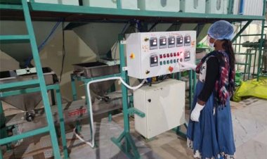 आकांक्षा महिला स्वयं सहायता समूह द्वारा स्थापित पोषण आहार निर्माण से यूनिट मिला रोजगार  का अवसर