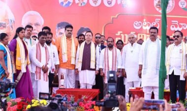 मुख्यमंत्री पुष्कर सिंह धामी ने आंध्र प्रदेश में ‘अटल-मोदी सुशासन यात्रा’ में भाग लिया