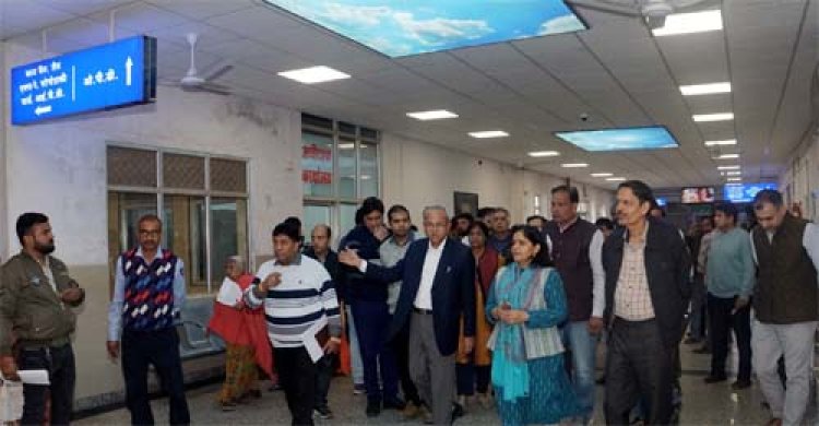 प्रदेश के बड़े अस्पतालों में जयपुरिया अस्पताल की तर्ज पर होगा क्यू मैनेजमेंट सिस्टम एवं हेल्प डेस्क व्यवस्था