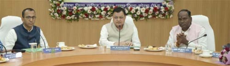 डीएमएफ से एक दिन मॉडल जिला बनेगा कोरबा -मंत्री लखनलाल देवांग