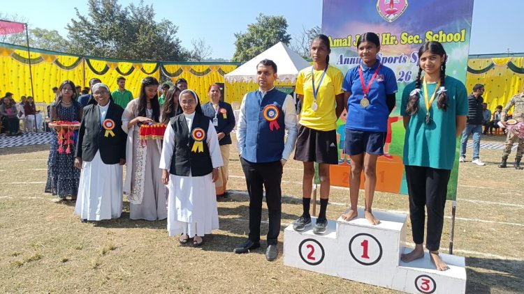 अमल ज्योति हायर सेकेंडरी स्कूल में हुआ वार्षिक खेल महोत्सव “SPARTA” का भव्य शुभारंभ