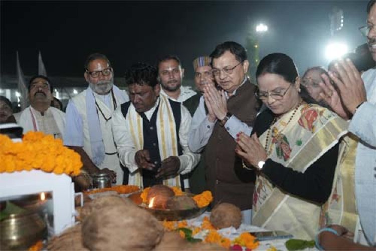 महान संत बाबा गुरु घासीदास जी की 269वीं जयंती समारोह में मंत्री लखन लाल देवांगन हुए सम्मिलित