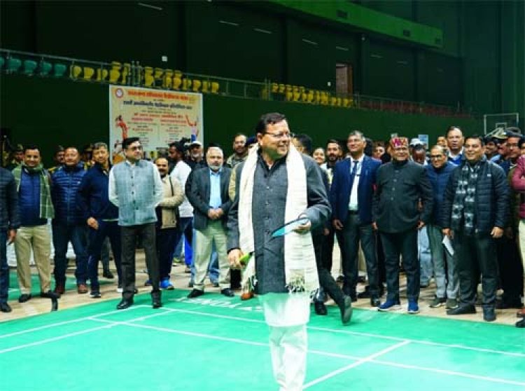 निरोगी रहना मनुष्य की सबसे बड़ी पूंजी है और खेल इस दिशा में सबसे प्रभावी माध्यम: मुख्यमंत्री धामी