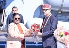 राष्ट्रपति द्रौपदी मुर्मू का आत्मीय स्वागत