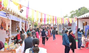 नव वर्ष के पहले दिन सरस राजसखी राष्ट्रीय मेला 2025 में उमड़ा जनसैलाब, एसएचजी दीदियों ने की रिकॉर्ड बिक्री