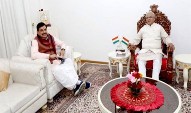 राज्यपाल पटेल से मुख्यमंत्री डॉ. यादव ने की सौजन्य भेंट