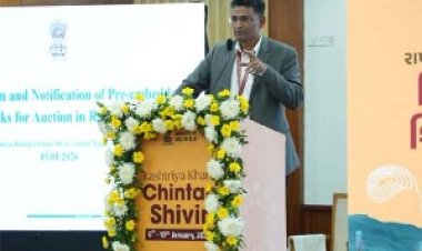 राष्ट्रीय खनिज ​चिंतन शिविर अहमदाबाद: खनन क्षेत्र में ईज ऑफ डूइंग की दिशा में प्री-एम्बेडेड ब्लॉकों की नीलामी बड़ा कदम: प्रमुख सचिव रविकान्त