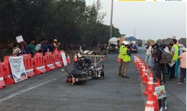 राष्ट्रीय सड़क सुरक्षा माह : रायपुर-बिलासपुर हाइवे पर चलाया गया जागरूकता अभियान