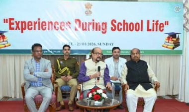लोक भवन में पहली बार ‘एक्सपीरियंस ड्यूरिंग स्कूल लाईफ‘ कार्यक्रम
