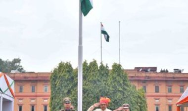 मुख्यमंत्री भजनलाल शर्मा ने शासन सचिवालय में फहराया राष्ट्रध्वज