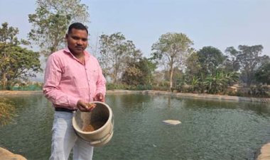 बायोफ्लॉक तकनीक से समृद्ध हो रहे किसान कैलाश पैकरा