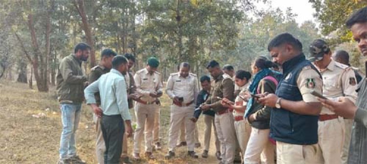 बारनवापारा परियोजना मण्डल में अखिल भारतीय बाघ अनुमान हेतु प्रशिक्षण आयोजित