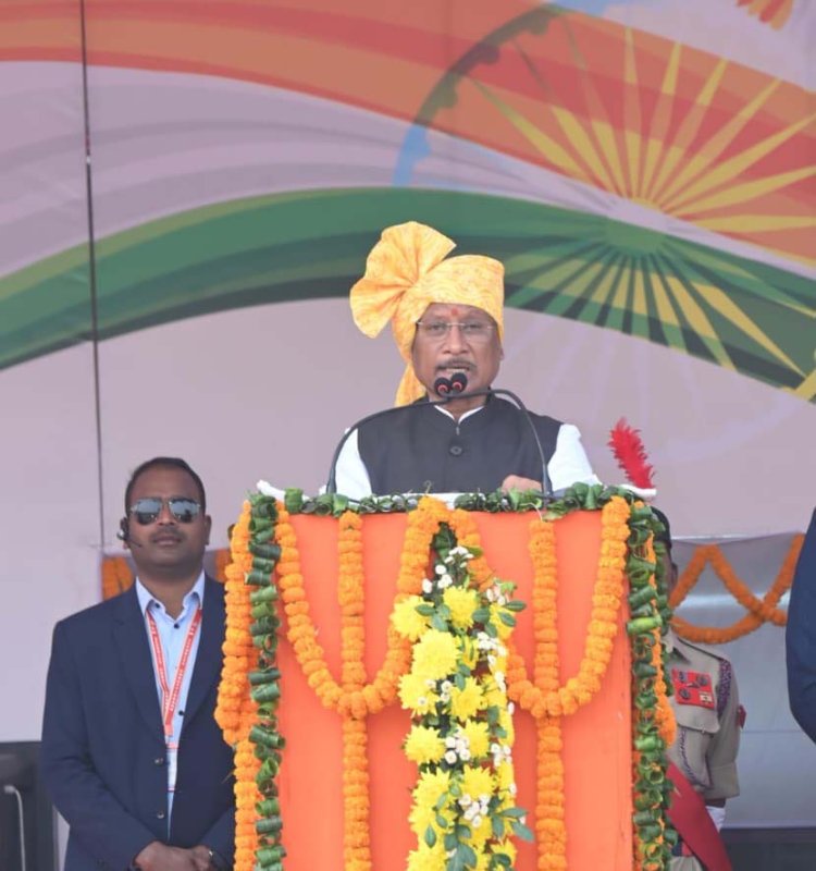 विष्णु देव साय, माननीय मुख्यमंत्री छत्तीसगढ़ का गणतंत्र दिवस संदेश