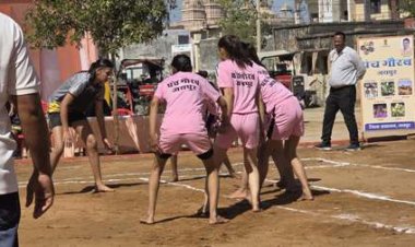 जयपुर जिले के हर गांव और कस्बे में गूंज रही कबड्डी... कबड्डी... कबड्डी