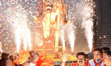 उप मुख्यमंत्री ने छत्रपति शिवाजी के प्रतिमा का किया लोकार्पण