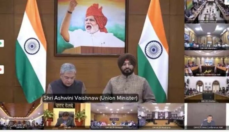 छत्तीसगढ़ में रेलवे विकास के लिए ₹7,470 करोड़ बजट का प्रावधान : CM साय ने PM मोदी और रेल मंत्री का आभार प्रकट किया 