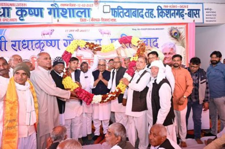 केंद्रीय वन मंत्री का खैरथल-तिजारा दौरा, फतियाबाद गौशाला के वार्षिक उत्सव में पर्यावरण संरक्षण और डेयरी विकास पर दिया जोर