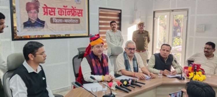 उद्योग एवं वाणिज्य राज्य मंत्री कृष्ण कुमार विश्नोई हुए पत्रकारों से रूबरू