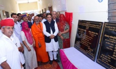 संसदीय कार्य मंत्री ने जोधपुर के महादेव नगर उन्देड़ा में 156.61 लाख रूपये के विकास कार्यों किया लोकार्पण
