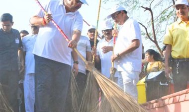 प्रदेशभर में स्वच्छता संकल्प एवं जागरूकता कार्यक्रम की शुरूआत, CM भजनलाल ने अल्बर्ट हॉल पर श्रमदान कर स्वच्छता का दिया संदेश