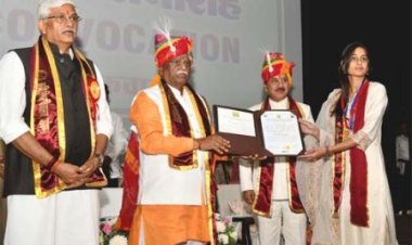 कृषि विश्वविद्यालय का सप्तम दीक्षांत समारोह आयोजित