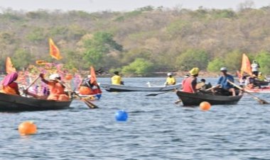 गंगरेल नौकायान उत्सव: महानदी रिवर बोट चैंपियनशिप का भव्य आयोजन, धमतरी में रचा गया इतिहास