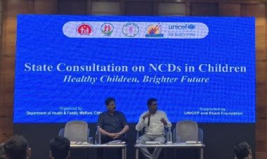 स्वास्थ्य विभाग एवं यूनिसेफ छत्तीसगढ़ के तकनीकी सहयोग से बच्चों में गैर-संचारी रोगों पर राज्य स्तरीय परामर्श आयोजित 