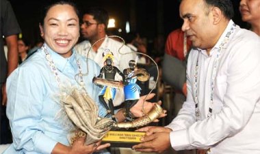 एशियन गेम्स का पदक जीतना मेरा अधूरा सपना – केआईटीजी उद्घाटन पर बोलीं मीराबाई चानू