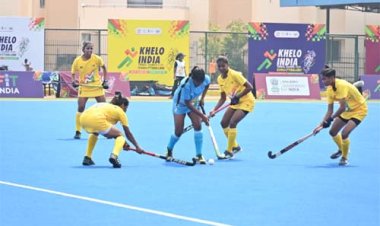 खेलो इंडिया ट्राइबल गेम्स 2026 : महिला हॉकी में एकतरफा मुकाबले