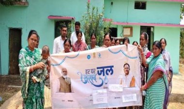 ग्राम गिधली बसना हर घर जल ग्राम के रूप में प्रमाणित