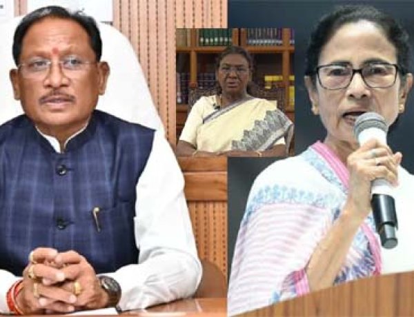 राष्ट्रपति द्रौपदी मुर्मु के अपमान पर मुख्यमंत्री विष्णु देव साय ने लिखा ममता बनर्जी को कड़ा पत्र