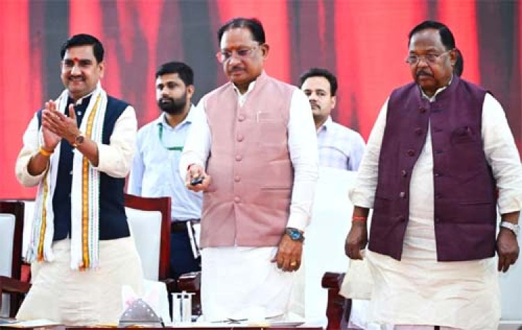 गोधन संरक्षण की दिशा में बड़ा कदम : CM साय ने 11 जिलों में 29 गौधाम का किया शुभारंभ