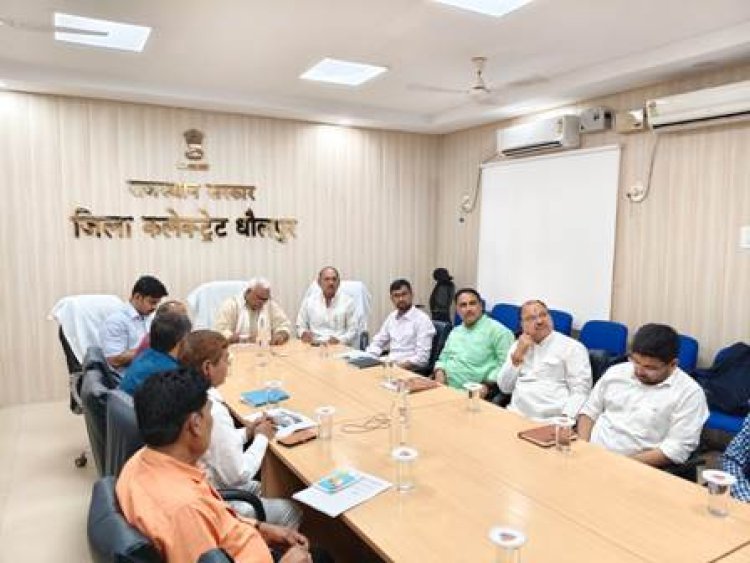 धौलपुर में मुख्यमंत्री विकसित ग्राम व वार्ड अभियान का शुभारंभ