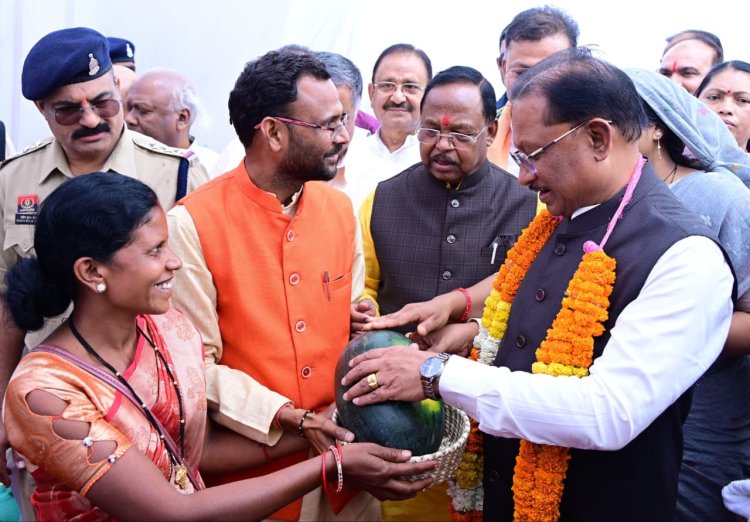 किसानों से किया हर एक वादा पूरा कर रही है हमारी सरकार : मुख्यमंत्री साय