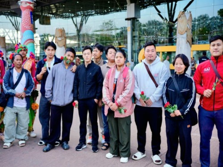 खेलो इंडिया ट्राइबल गेम्स के लिए खिलाड़ियों का छत्तीसगढ़ पहुंचना शुरू